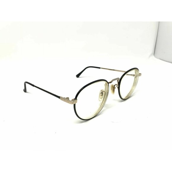 RALPH LAUREN POLO CLASSIC VI Round EYEGLASSES FRAMES Black N